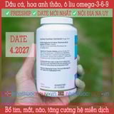  Dầu cá, hoa anh thảo Omega 3-6-9 | Fitness Pharma 