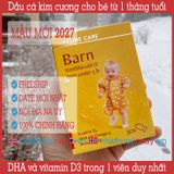  Dầu cá kim cương (mẫu mới 2027) | DHA và vitamin D3 cho bé từ 1 tháng tuổi | Lifeline Care Barn 