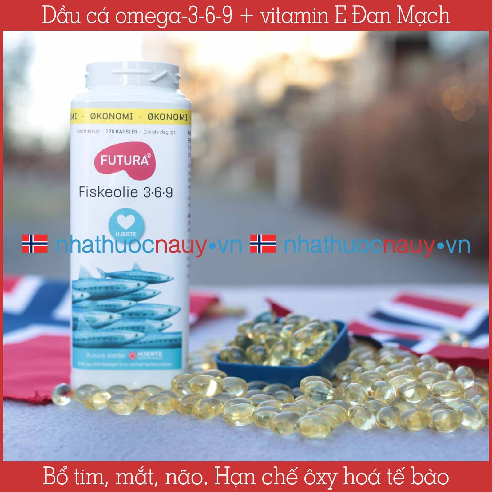 Dầu cá omega 3-6-9 và vitamin E từ Đan Mạch | Futura Omega 3-6-9 –  nhathuocnauy.vn