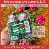  Dầu cá omega-3 và vitamin A, D, E | Biopharma Trippel Omega-3 