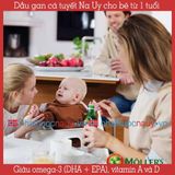  Dầu gan cá tuyết cho bé từ 1 tuổi | Möller's Pharma Min første tran 