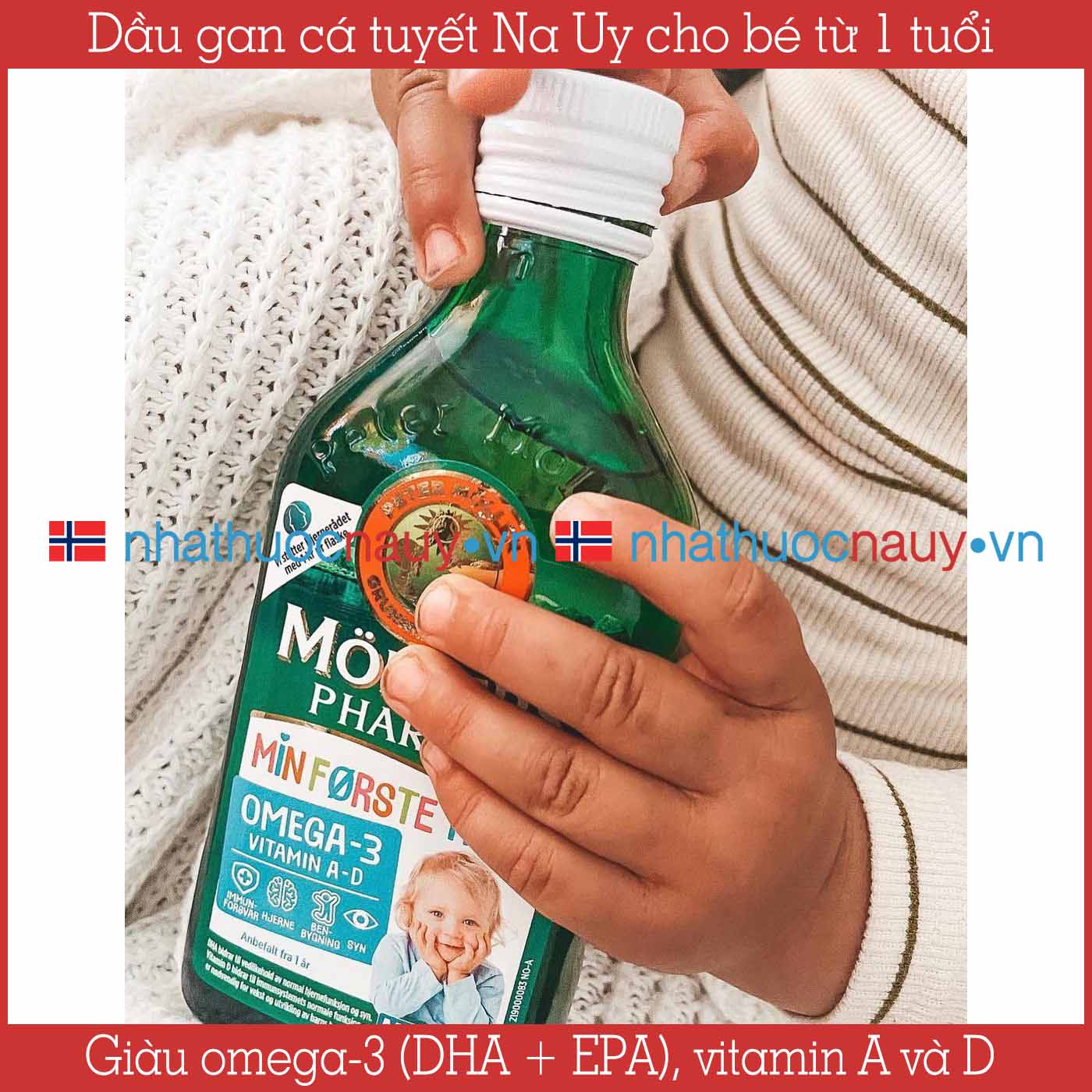 Möller's Pharma Min første tran Dầu gan cá tuyết NaUy cho bé từ 1 tuổi –  nhathuocnauy.vn