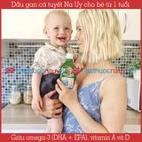  Dầu gan cá tuyết cho bé từ 1 tuổi | Möller's Pharma Min første tran 