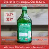  Dầu gan cá tuyết vị tự nhiên | Möller’s Tran naturell 500 ml 