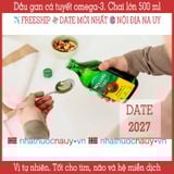  Dầu gan cá tuyết vị tự nhiên | Möller’s Tran naturell 500 ml 