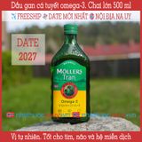  Dầu gan cá tuyết vị tự nhiên | Möller’s Tran naturell 500 ml 