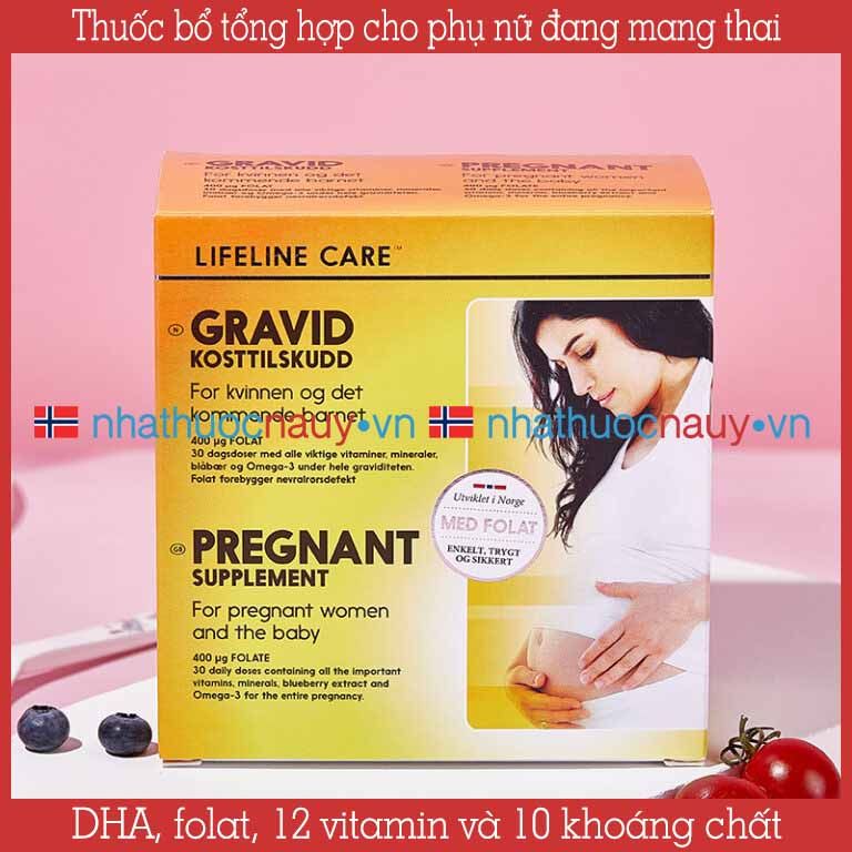  Thuốc bổ tổng hợp cho phụ nữ đang mang thai | Lifeline Care Gravid 