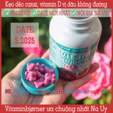  Kẹo dẻo canxi + vitamin D Vitaminbjørner vị dâu tây 