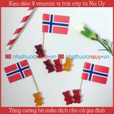 Kẹo gấu vitamin Vitaminbjørner vị dâu 