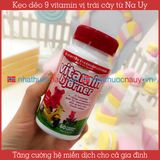  Kẹo gấu vitamin Vitaminbjørner vị dâu 