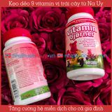  Kẹo gấu vitamin Vitaminbjørner vị dâu 