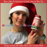  Kẹo gấu vitamin Vitaminbjørner vị dâu 