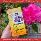  Viên canxi vị cam cho bé từ 3 tuổi | Lifeline Care Kalsium Junior 