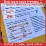  Thạch dầu cá kim cương | Omega-3 và vitamin D cho bé từ 3 tuổi | Lifeline Care Junior 