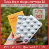  Thạch dầu cá kim cương | Omega-3 và vitamin D cho bé từ 3 tuổi | Lifeline Care Junior 