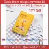  Thạch dầu cá kim cương | Omega-3 và vitamin D cho bé từ 3 tuổi | Lifeline Care Junior 