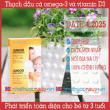  Thạch dầu cá kim cương | Omega-3 và vitamin D cho bé từ 3 tuổi | Lifeline Care Junior 