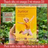  Thạch dầu cá kim cương | Omega-3 và vitamin D cho bé từ 3 tuổi | Lifeline Care Junior 