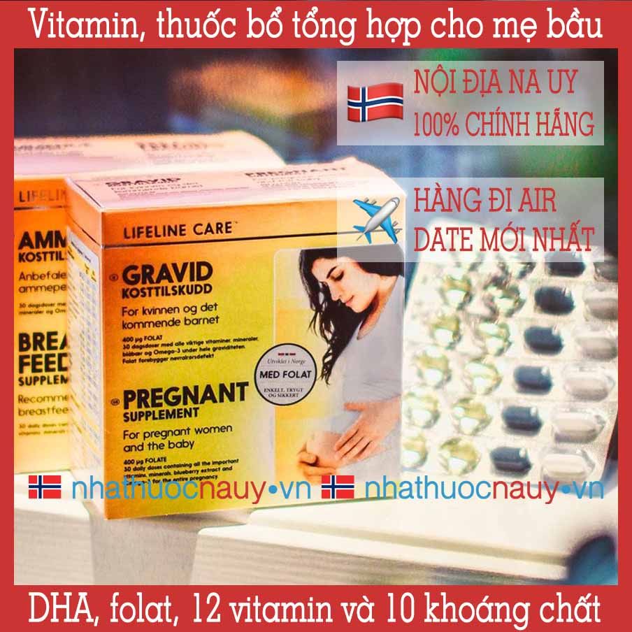  Thuốc bổ tổng hợp cho phụ nữ đang mang thai | Lifeline Care Gravid 