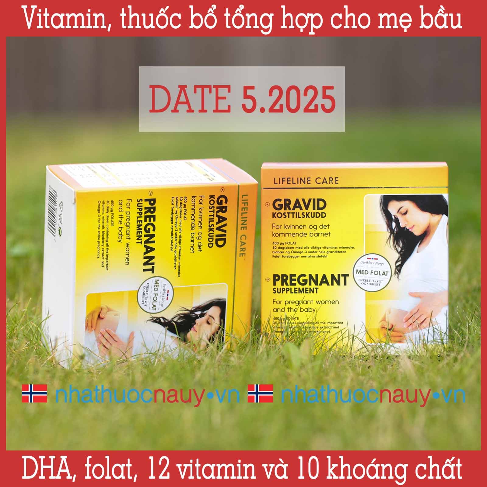  Thuốc bổ tổng hợp cho phụ nữ đang mang thai | Lifeline Care Gravid 