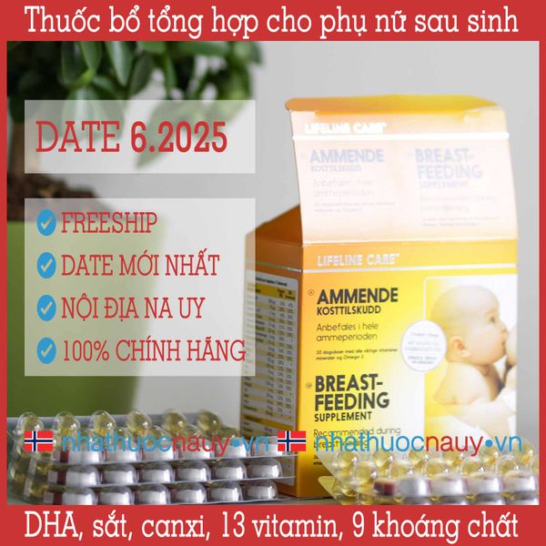 [Chính hãng] Lifeline Care Ammende Thuốc tổng hợp cho phụ nữ sau sinh