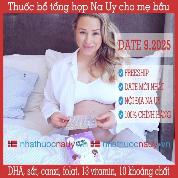 [Chính hãng ]Nycoplus Gravid | Thuốc bổ tổng hợp từ Na Uy cho mẹ bầu