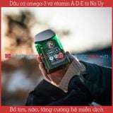  Dầu cá omega-3 và vitamin A-D-E | Möller’s Konsentrert Omega-3 