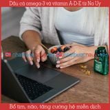  Dầu cá omega-3 và vitamin A-D-E | Möller’s Konsentrert Omega-3 