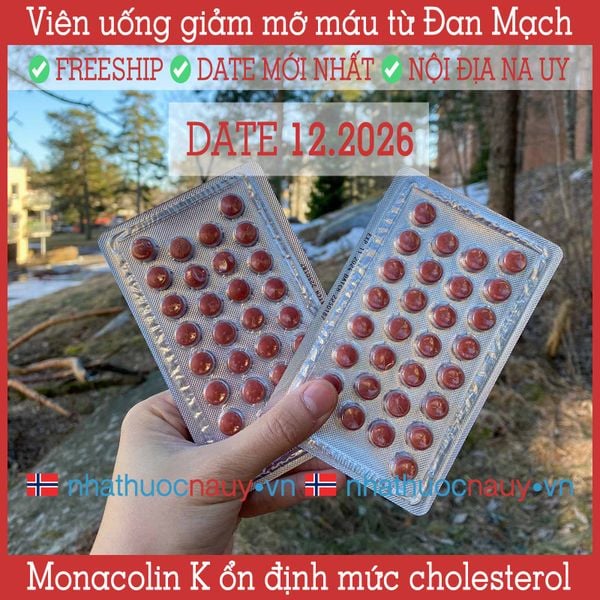  Viên uống giảm mỡ máu Bio-Rødris Naturell 
