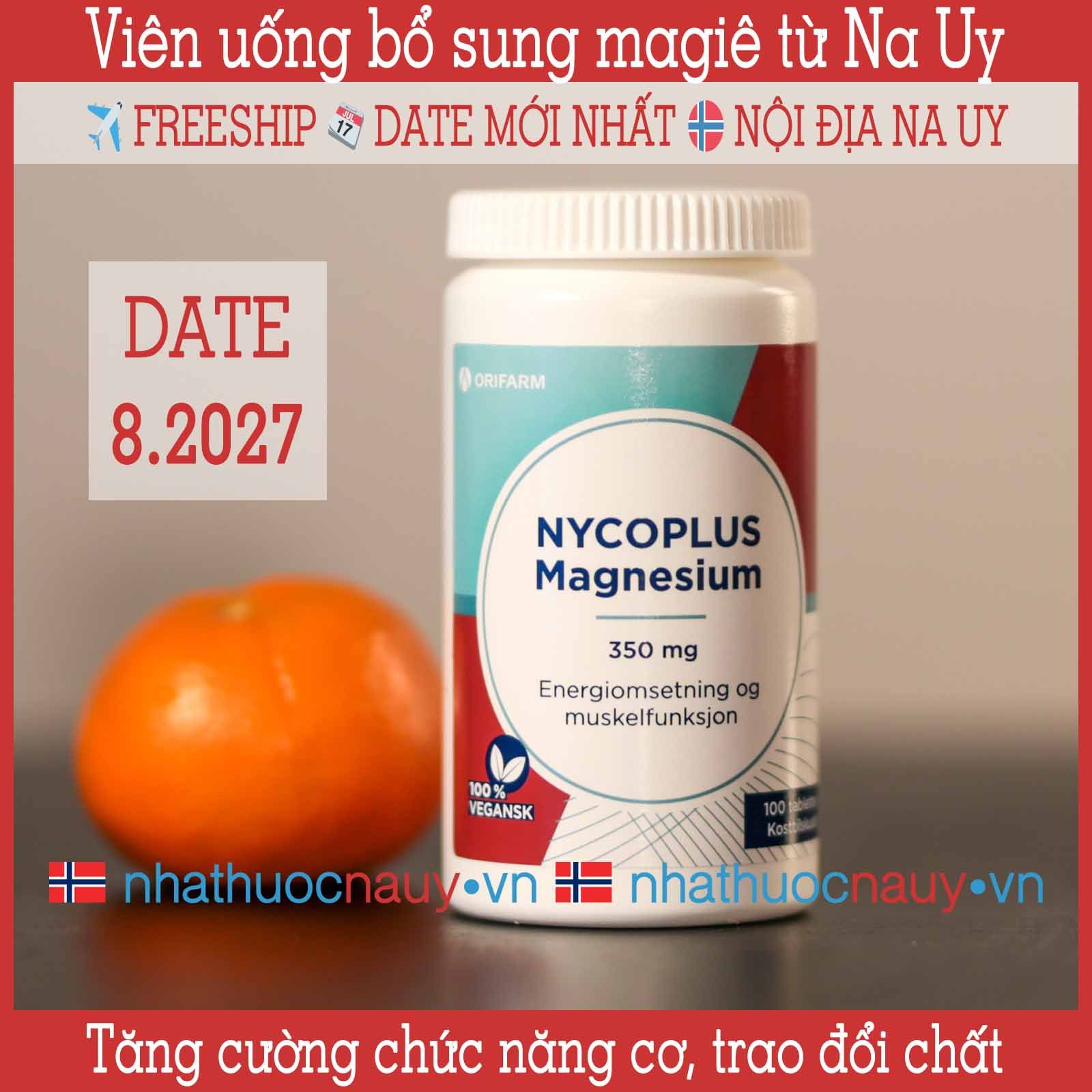  Viên uống magiê Nycoplus Magnesium 