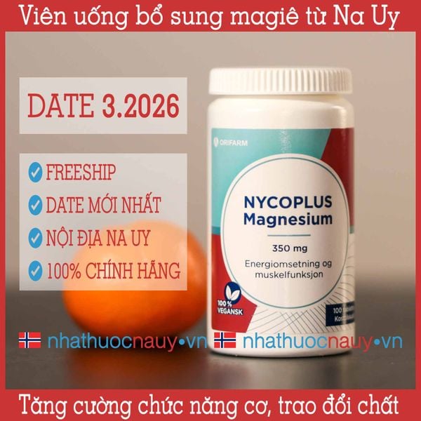  Viên uống magiê Nycoplus Magnesium 