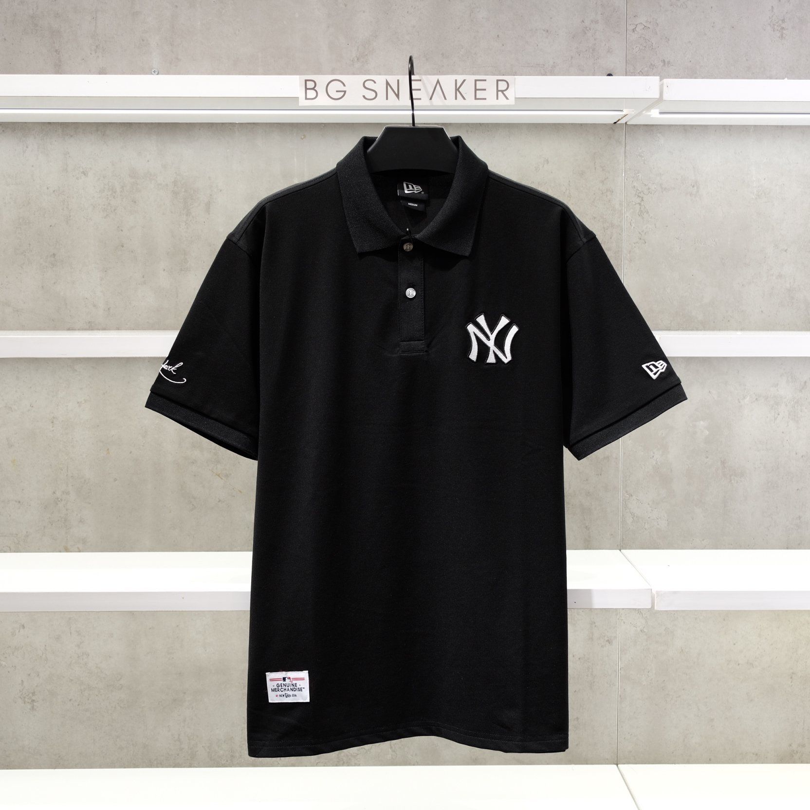  Áo Thun Polo New Era NY Basic Black  17778459 