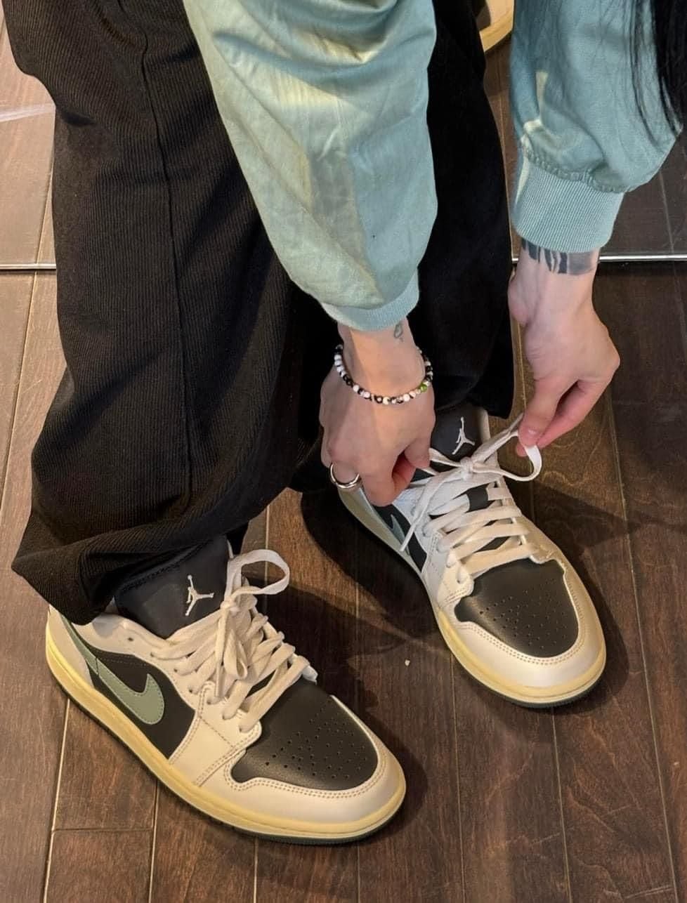  Giày NIKE AIR JORDAN 1 LOW  JADE SMOKE  DC0774-001 