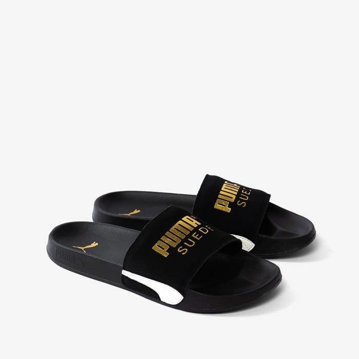  Puma Leadcat Slide Suede Classic Black 372277 01 