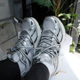  GIÀY Champion Chunky Sneakers Unisex Low-Top Sliver Black U5AFCRU15B1 
