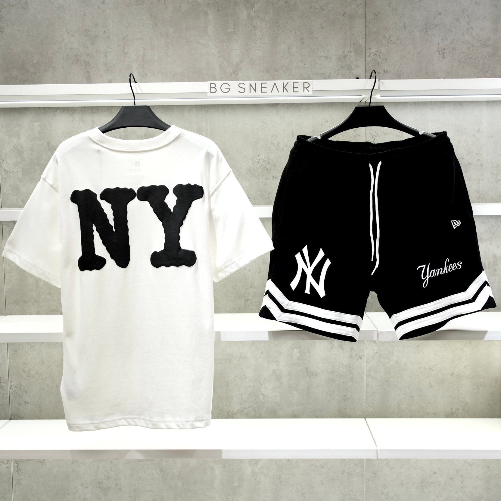  Áo Thun New Era Basic NEW YORK WHITE 15655587 
