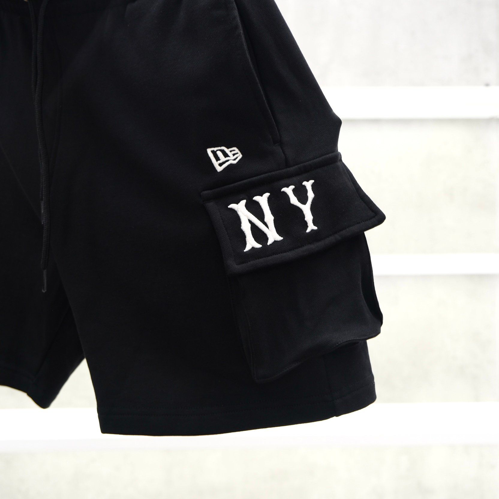  Quần Short New Era NY BLACK logo White 15556549 