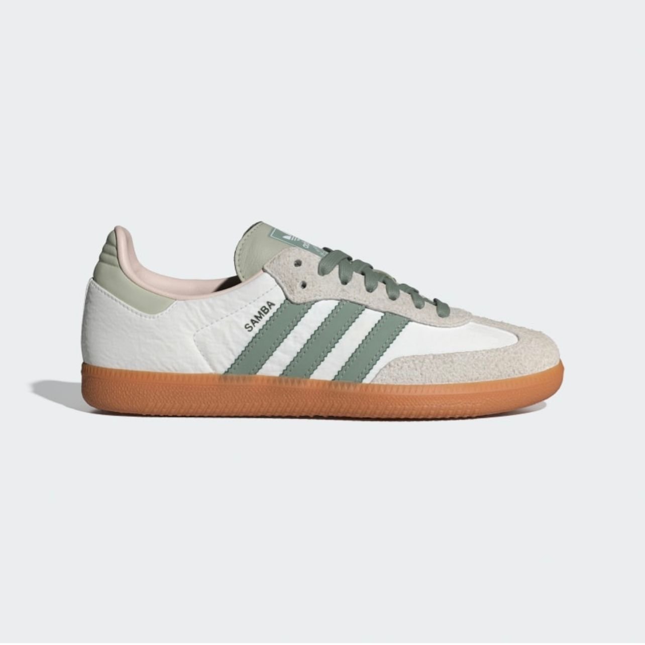  Giày ADIDAS SAMBA OG  Cloud White Green  [ ID0492 ] 