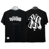  Áo thun New Era NEW YORK YANKEE BLACK WHITE 13789567 
