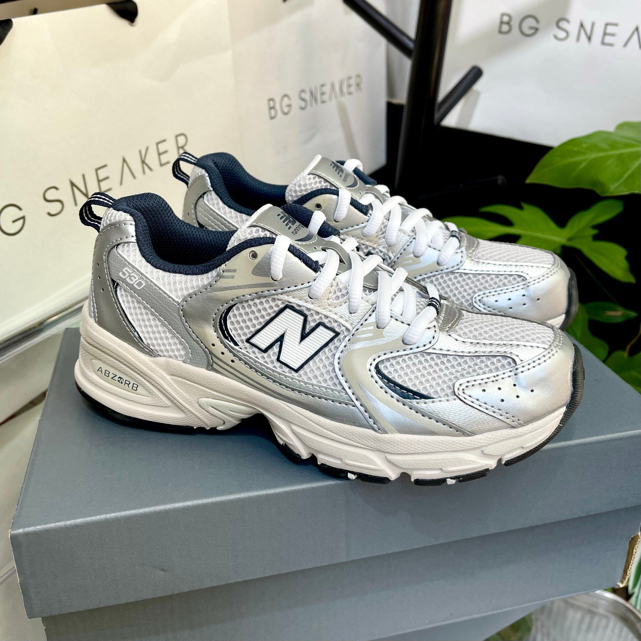  Giày New Balance 530 GS Steel Grey GR530KA 