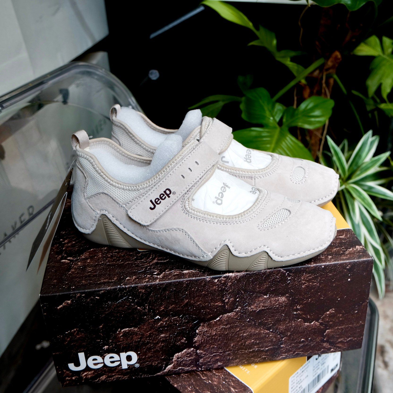  Giày Jeep Lifestyle Shoes Women ’s Low-top Grey [ PX231WSA575 ] 