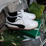  Giày Puma Palermo Leather White  Vapor Grey  397647-01 