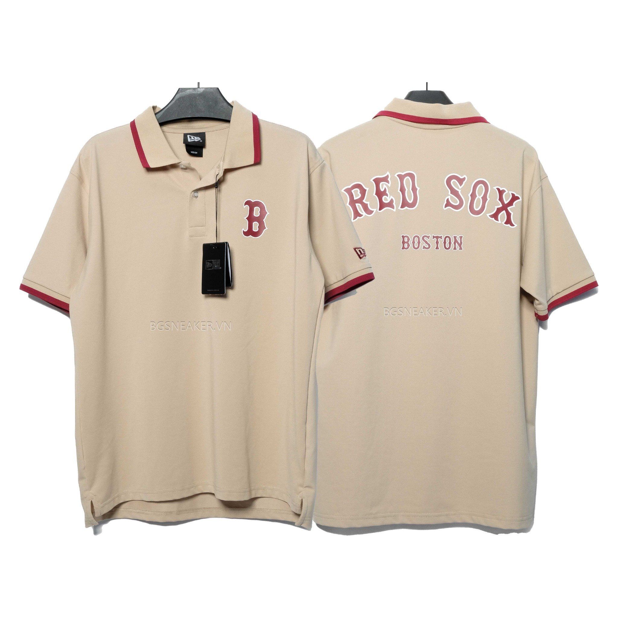  Áo Polo New Era Boston Cream Red 13566321 