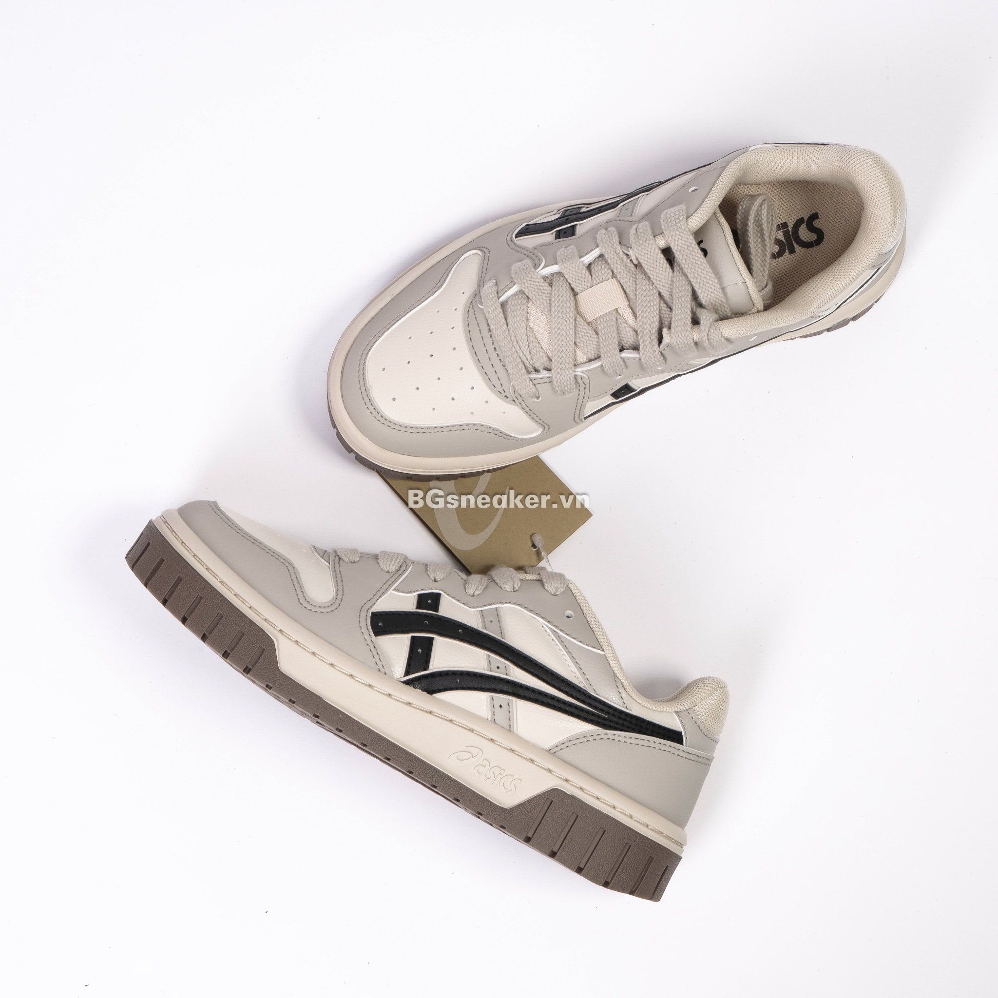  Giày Asics Court Mz Grey Black  1203A624 020 