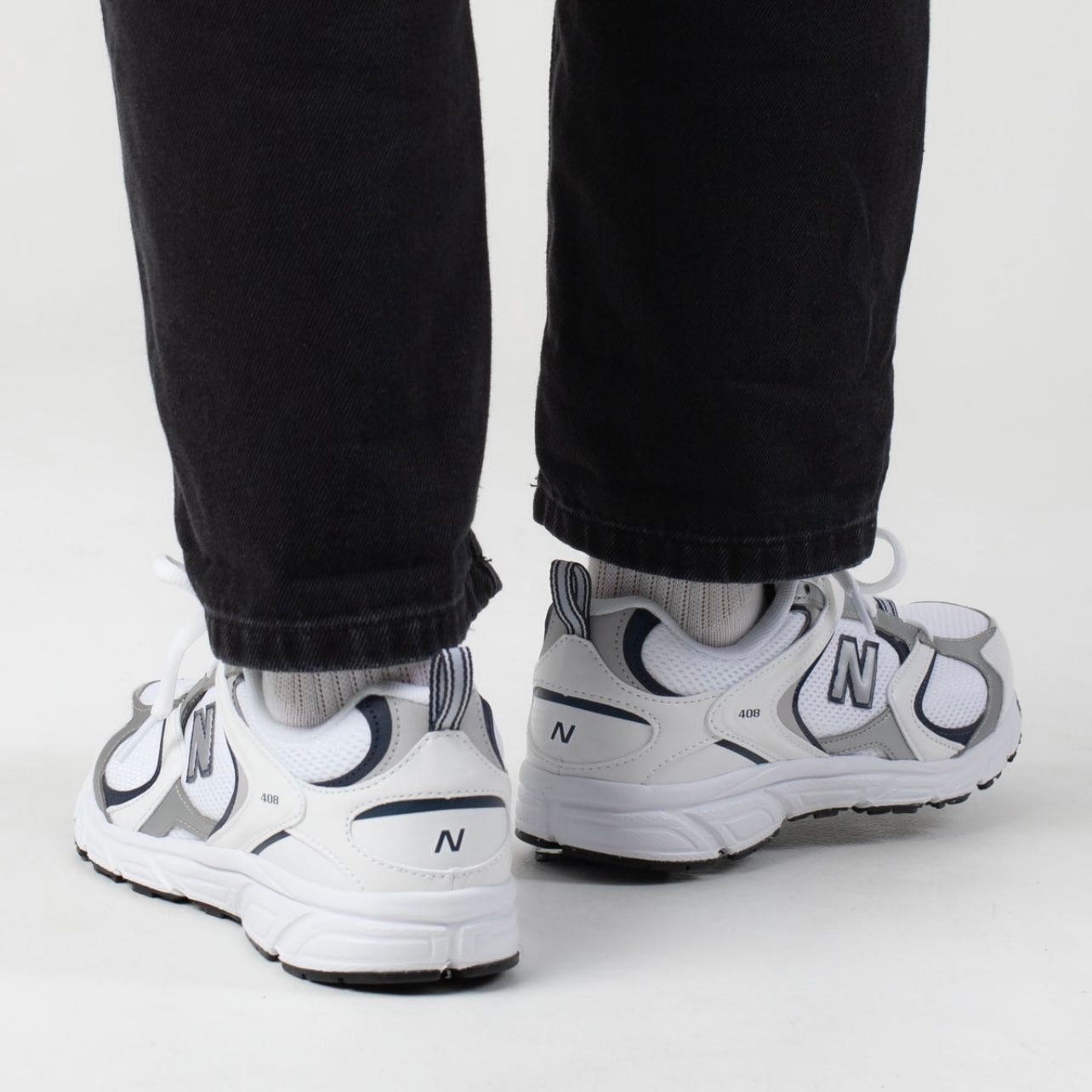  Giày New Balance 408 White Silver ML408A 
