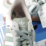  Giày ADIDAS SAMBA OG  Cloud White Green  [ ID0492 ] 