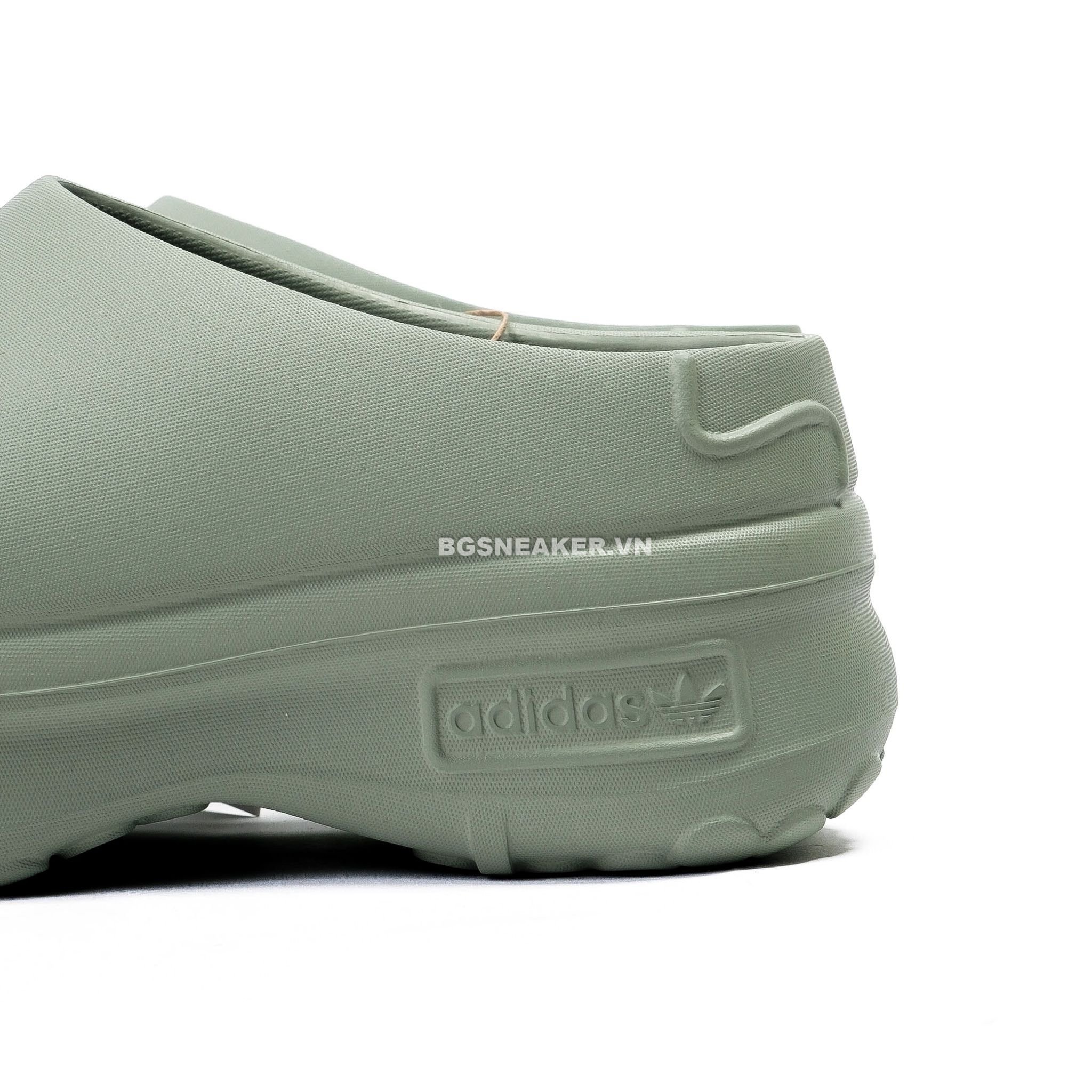  Dép Adidas Adifom Stan Smith Mule Silver Green IE7053 