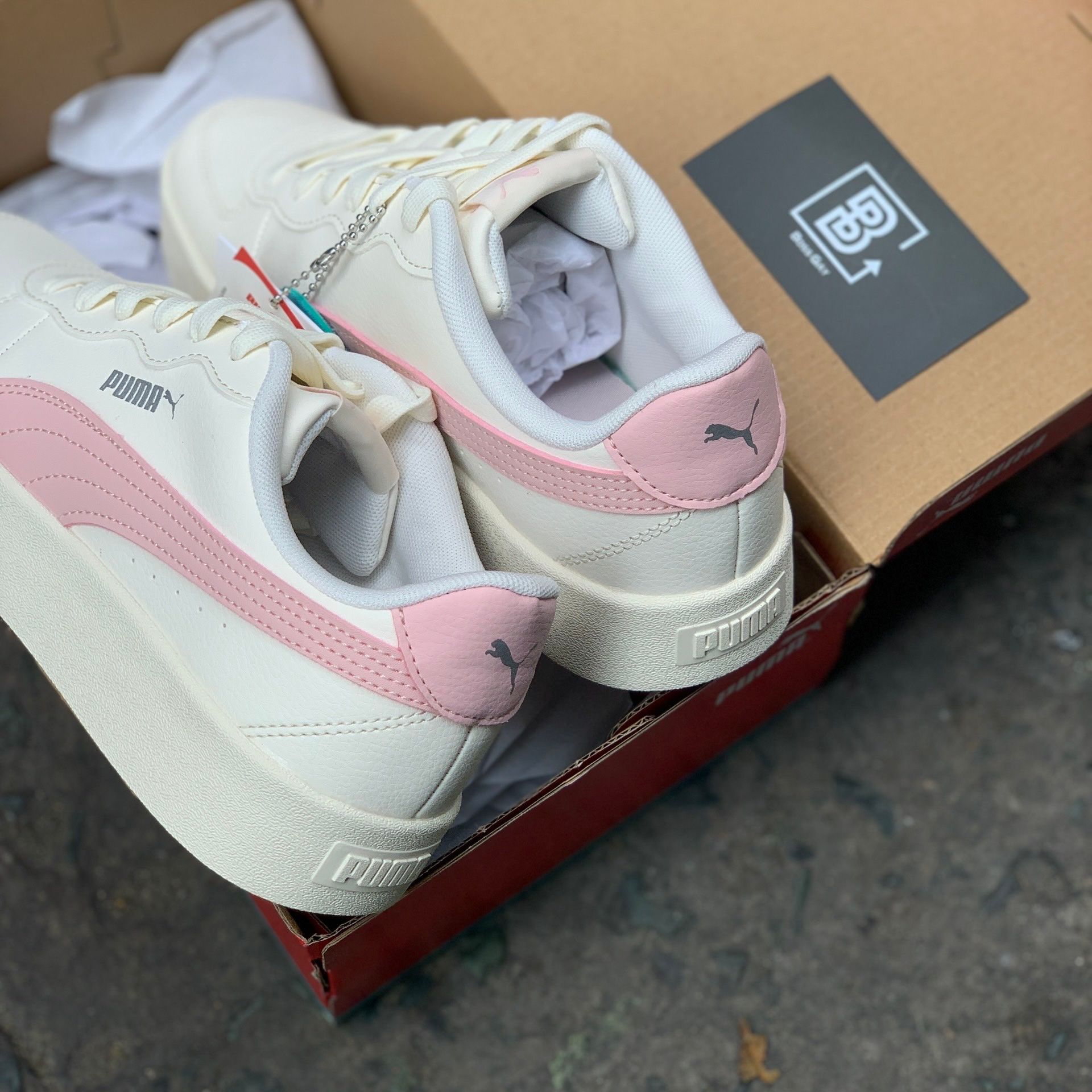 puma skye clean pink