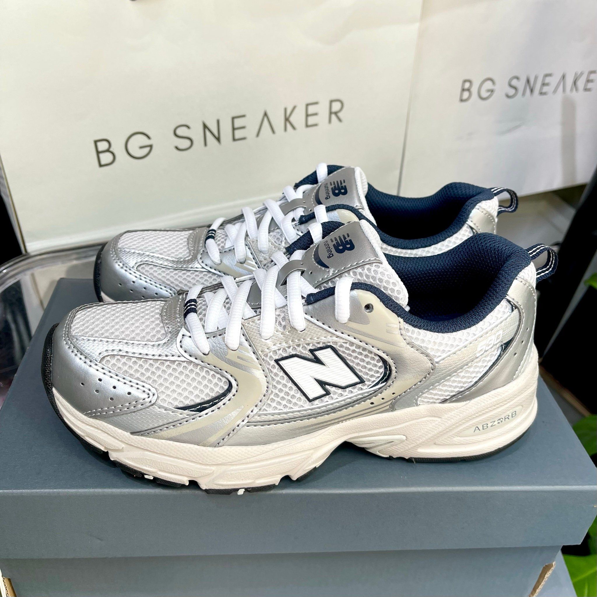  Giày New Balance 530 GS Steel Grey GR530KA 