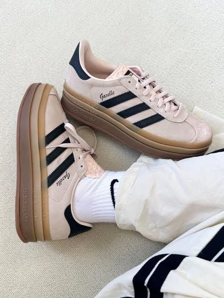  Giày Adidas Gazelle Bold ‘Wonder Quartz Black Gum’ [IE0429] 